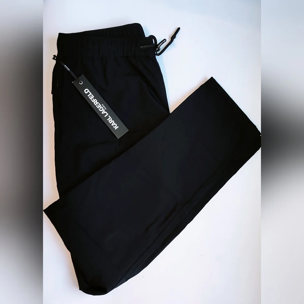 Karl Lagerfeld Paris Men's Nylon Stretch Cargo Pants - Size small